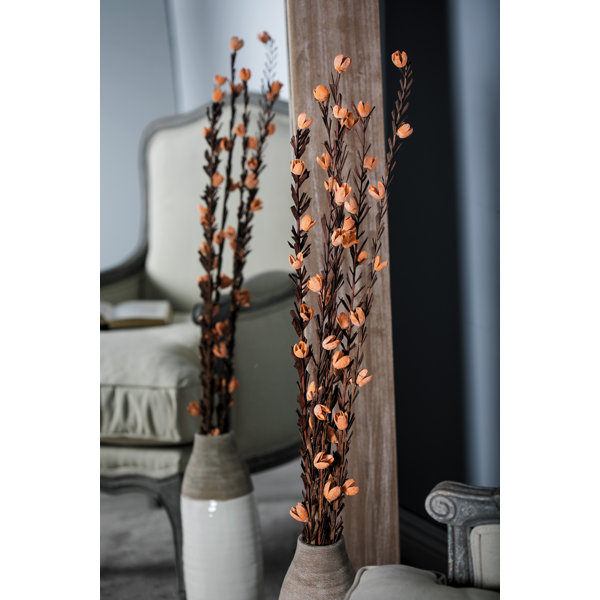 Charlton Home Dried Plant Decorative Stick Floral Arrangement & Reviews